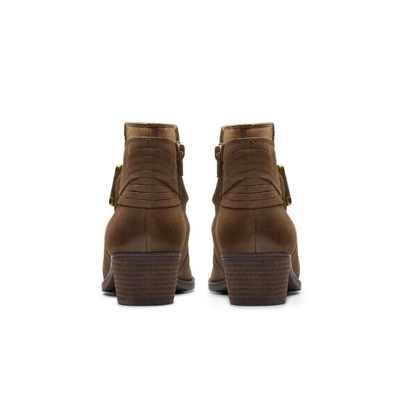 Clarks Charlten Rosa Women's Boots Mushroom Nubuck : 12 B - Medium, NIB - Picture 15 of 16